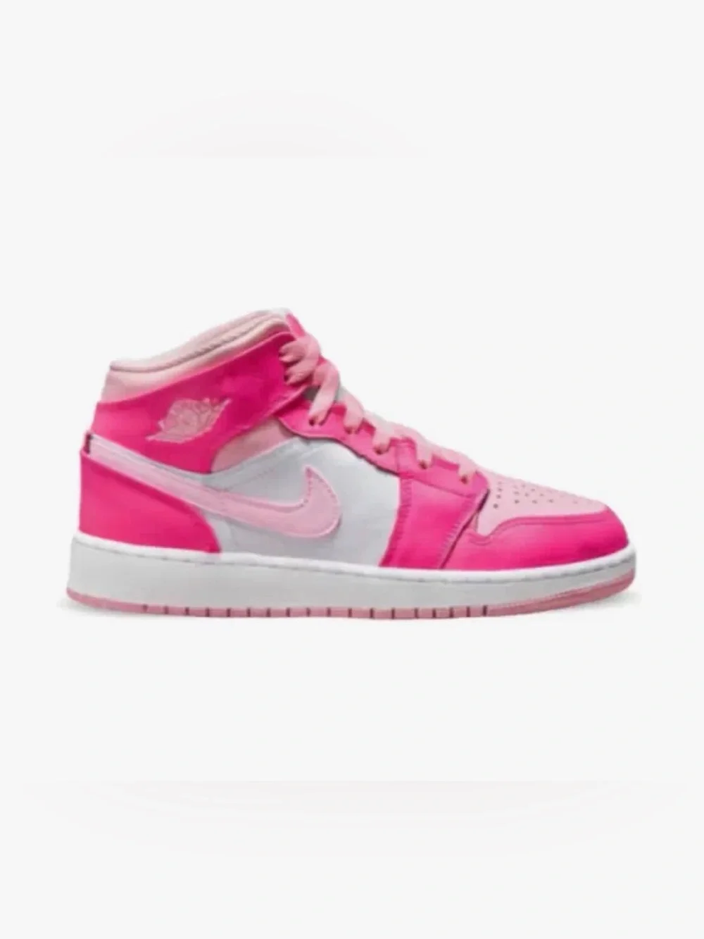 Nike Air Jordan 1 Mid Toddler Girls Fierce Pink Size 10C